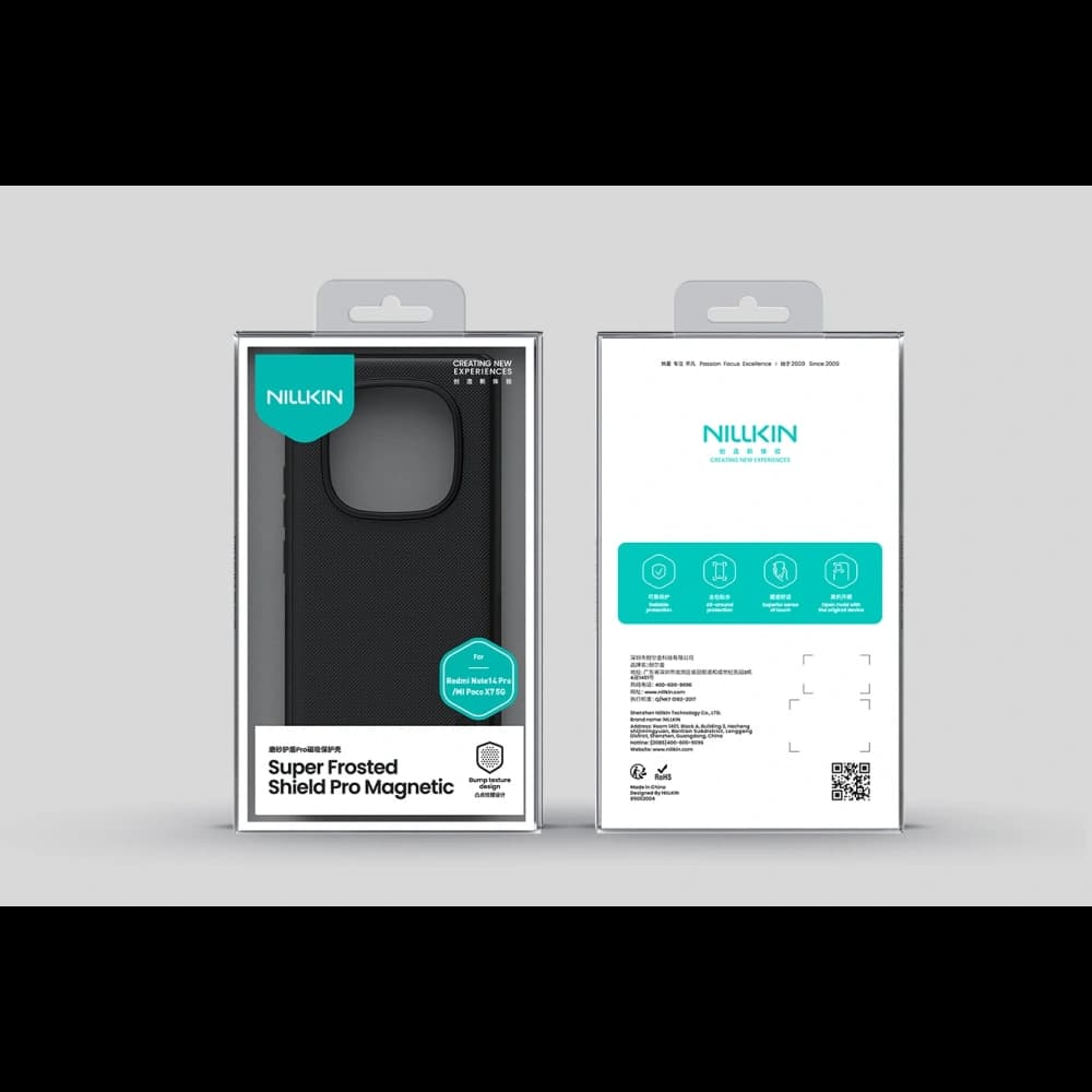 Nillkin Super Frosted Shield Pro Magnetic Xiaomi Redmi Note 14 Pro 5G black - 7