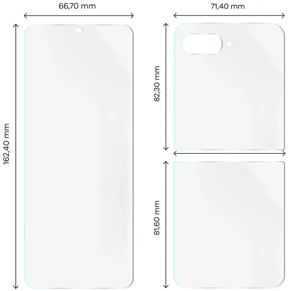 Bizon Glass Hydrogel Set Motorola Razr 60 Ultra - 2