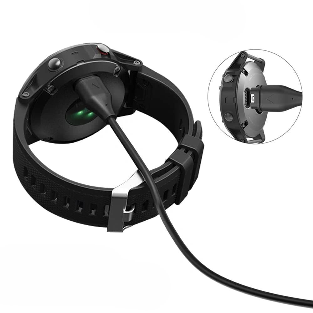 Tech-protect Mc04 Ultraboost Charging Type-c Cable 100cm Garmin Watch Black - 2