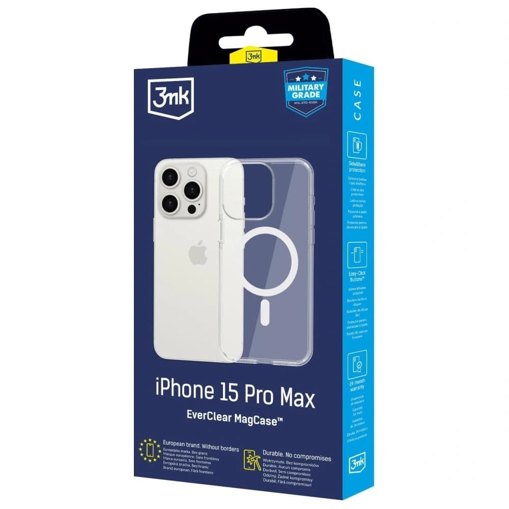 3MK EverClear MagCase Apple iPhone 15 Pro Max - 8