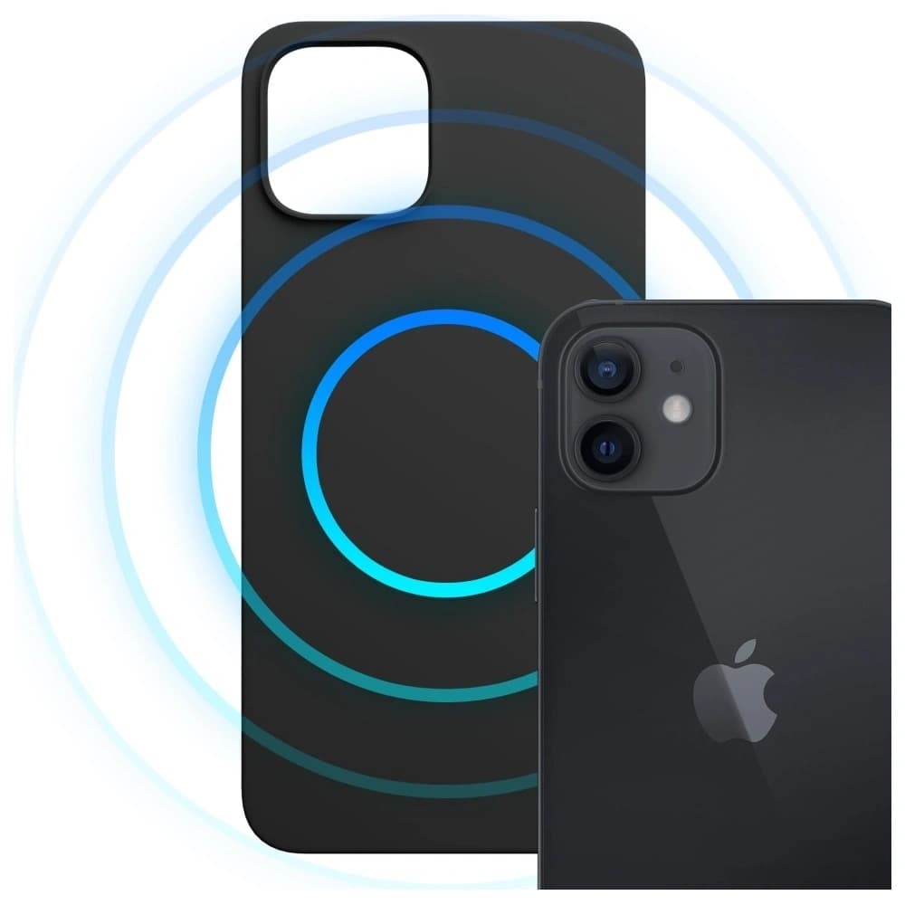 3MK Hardy MagSilicone Apple iPhone 12 černý - 3