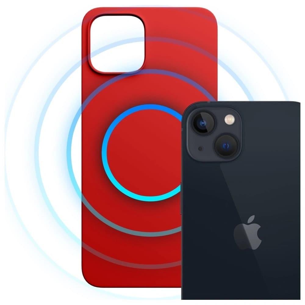 3MK Hardy MagSilicone Apple iPhone 13 rot - 3