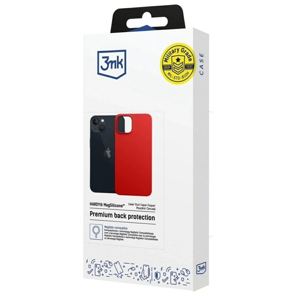 3MK Hardy MagSilicone Apple iPhone 13 rot - 9