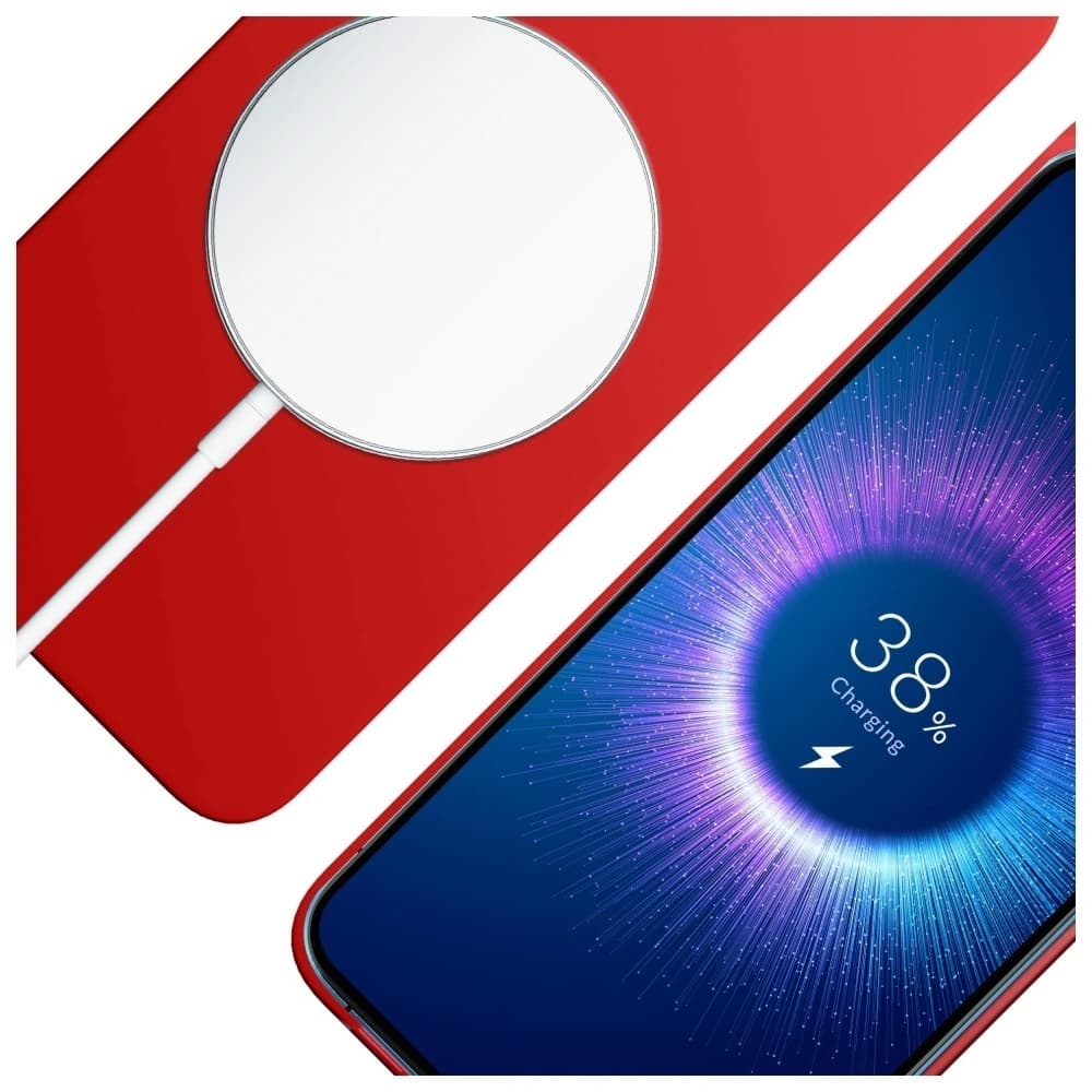 3MK Hardy MagSilicone Apple iPhone 14 Plus roșu - 5