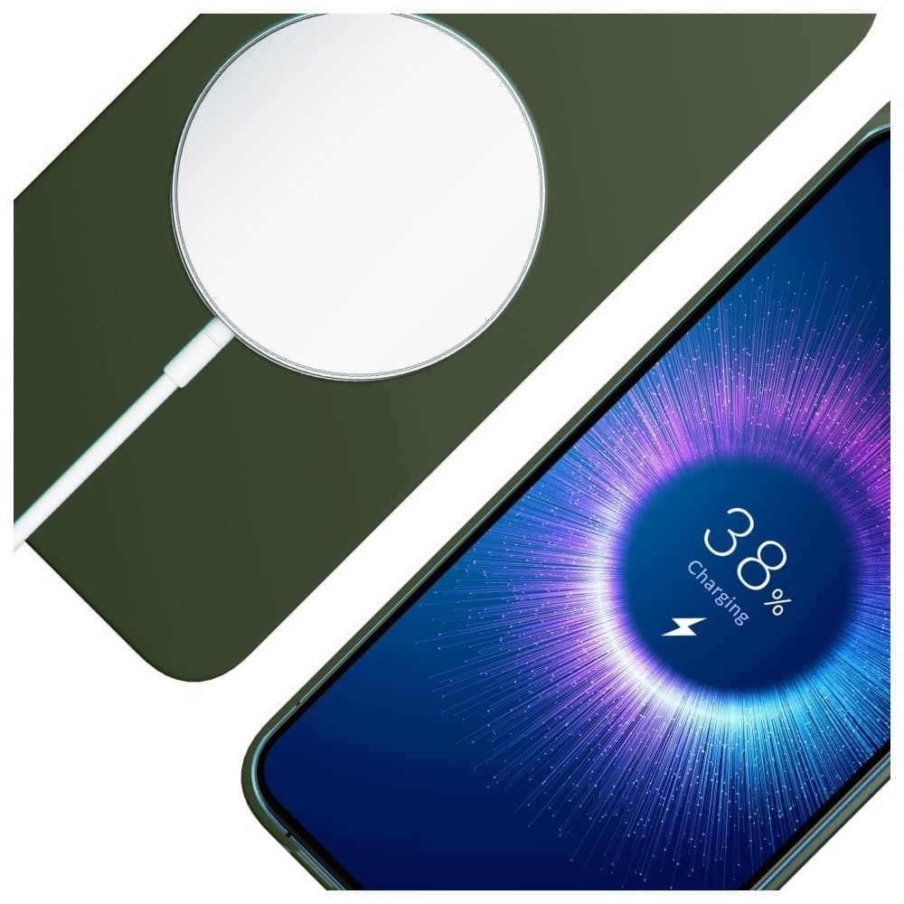 3MK Hardy MagSilicone Apple iPhone 15 Plus tmavě zelená - 5