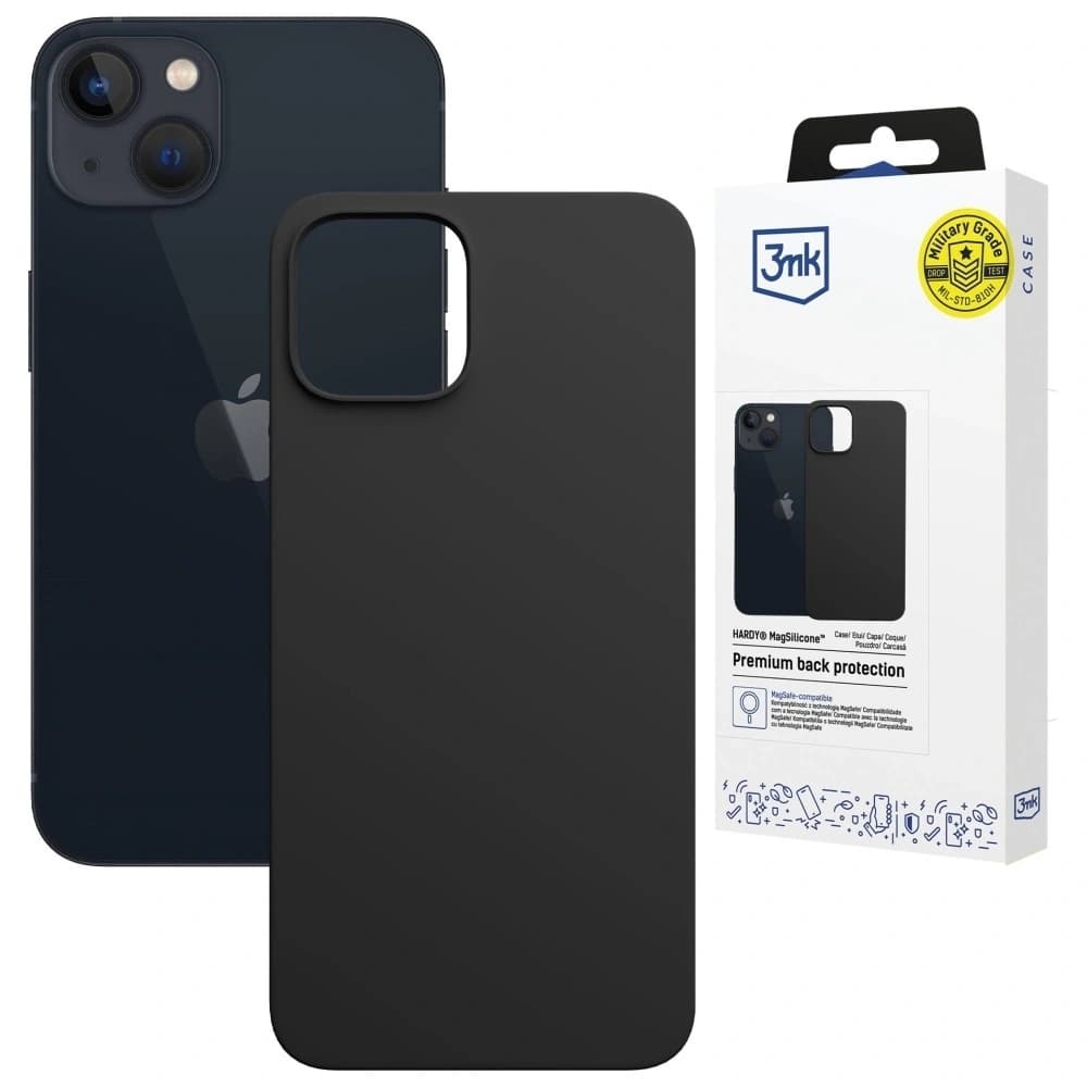 3MK Hardy MagSilicone Apple iPhone 15 Plus grafit - 1