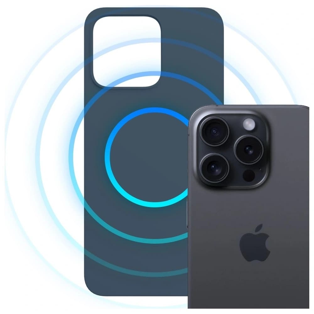 3MK Hardy MagSilicone Apple iPhone 15 Pro Max modrý - 3