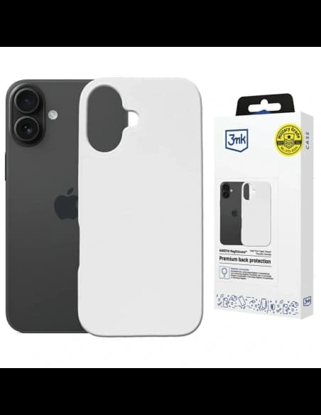 3MK Hardy MagSilicone Apple iPhone 16 weiß