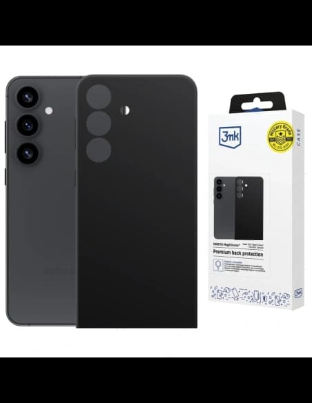 3MK Hardy MagSilicone Samsung Galaxy S24 negru