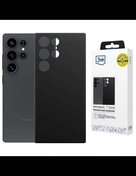 3MK Hardy MagSilicone Samsung Galaxy S24 Ultra negru