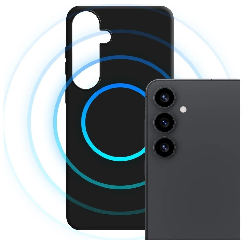 3MK Hardy MagSilicone Samsung Galaxy S25 black - 3