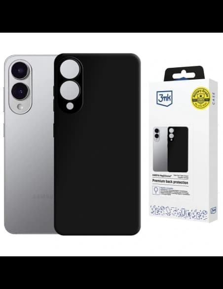 3MK Hardy MagSilicone Samsung Galaxy S25 Edge fekete