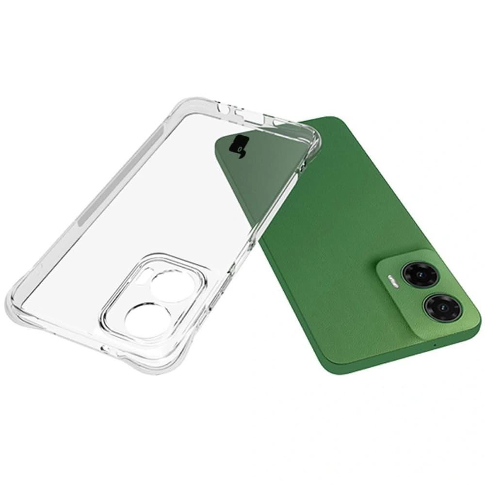 Bizon Case Clear Pack tok + 2x kijelzőfólia Motorola Moto G35 5G-hez - 5