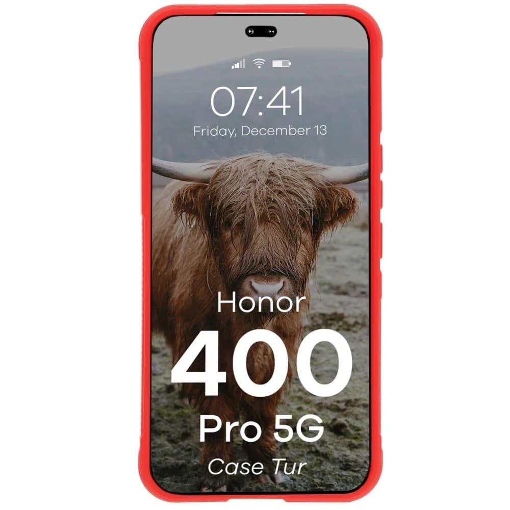 Bizon Case Tur Honor 400 Pro red - 5