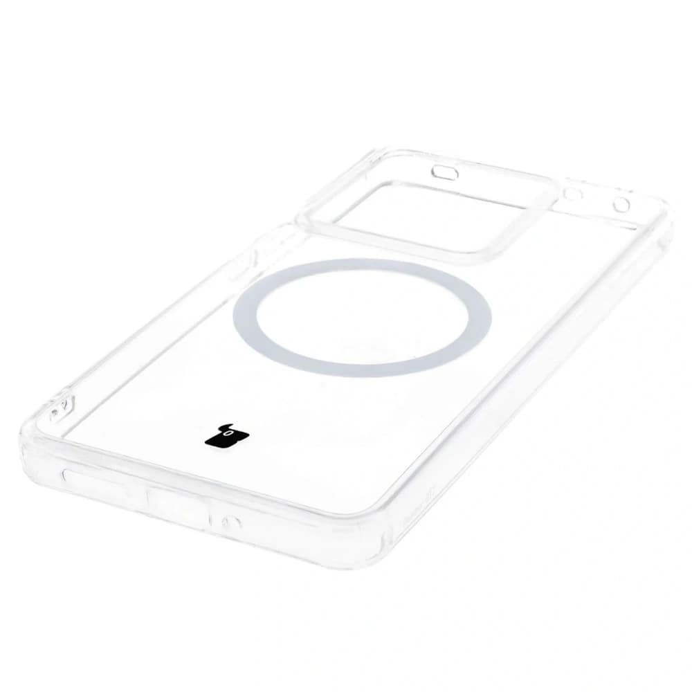 Carcasa Bizon CrystalO Magnetic pentru Realme GT 7 / 7T transparentă - 6