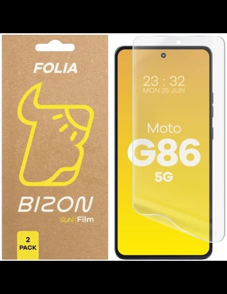 Bizon Üvegfólia Nap Motorola Moto G86 5G [2 CSOMAG]