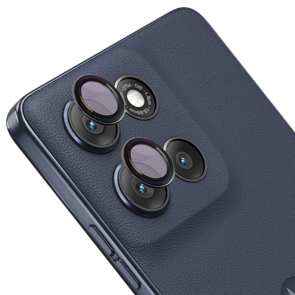 Bizon Glass Snap Lens Motorola Moto G86 5G / G86 Power 5G černý rám - 1