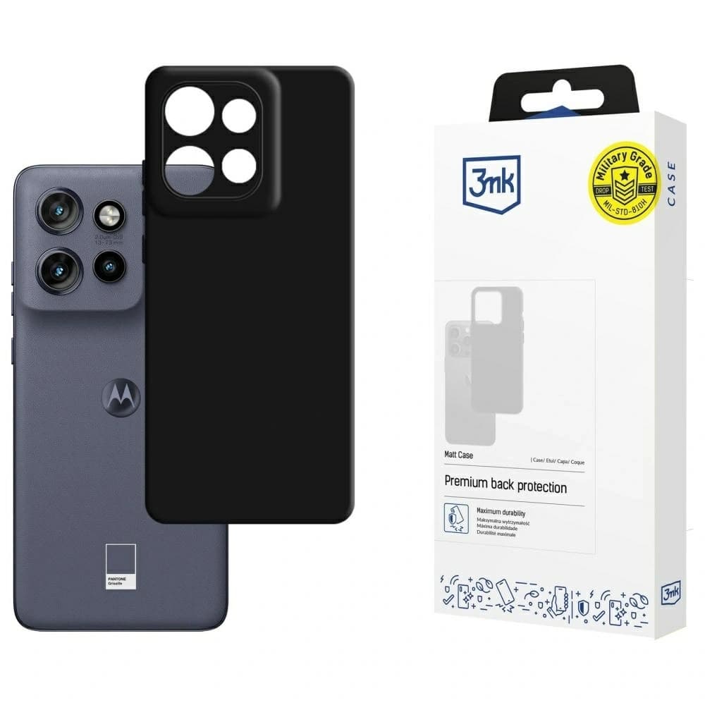 3MK Matt tok Motorola Edge 50 Neo fekete - 1