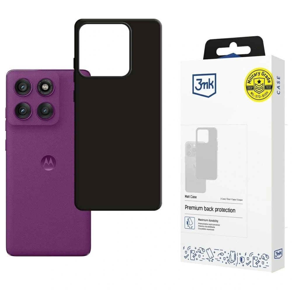 3MK Matt Case Motorola Edge 60 Pro černý - 1