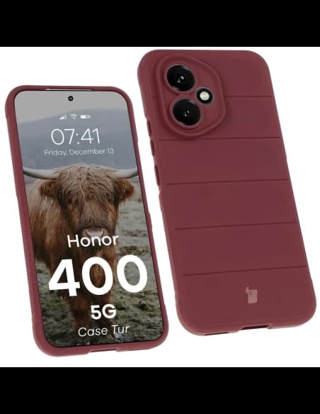 Bizon Case Tur Honor 400 5G burgundy
