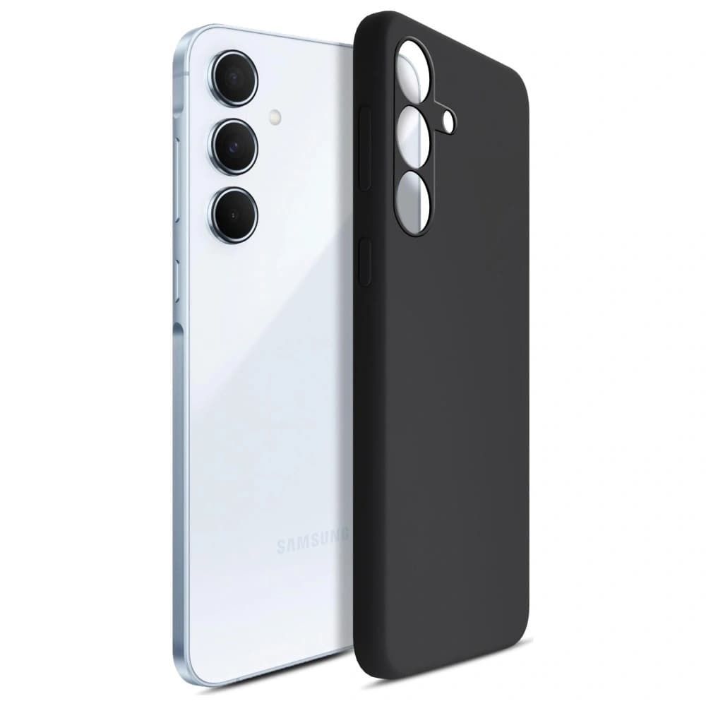 3MK Szilikon tok Samsung Galaxy A55 5G fekete - 4