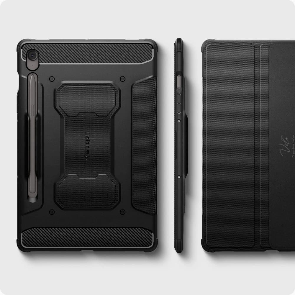 Spigen Rugged Armor Pro Samsung Galaxy Tab S9 11.0 / S10 FE 10.9 X710 / X716b / X520 / X526 Schwarz - 13