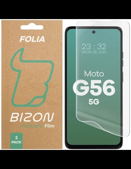 Bizon Glass Hydrogel Elülső Motorola Moto G56 5G [2 CSOMAG]
