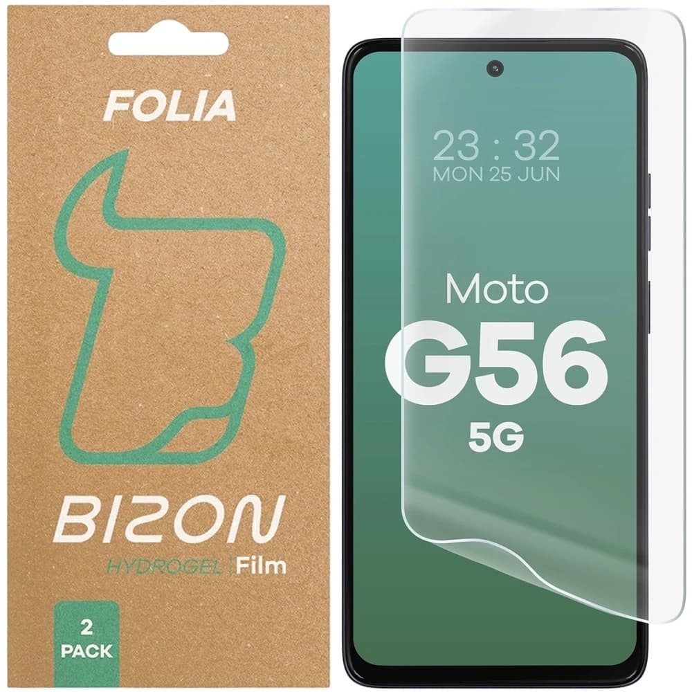 Bizon Glass Hydrogel Front Motorola Moto G56 5G [2 PACHET] - 1