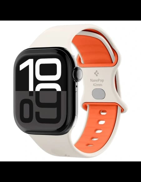 Spigen Nano Pop Apple Watch 6/7/8/9/10/SE 40/41/42mm Portocaliu Bej