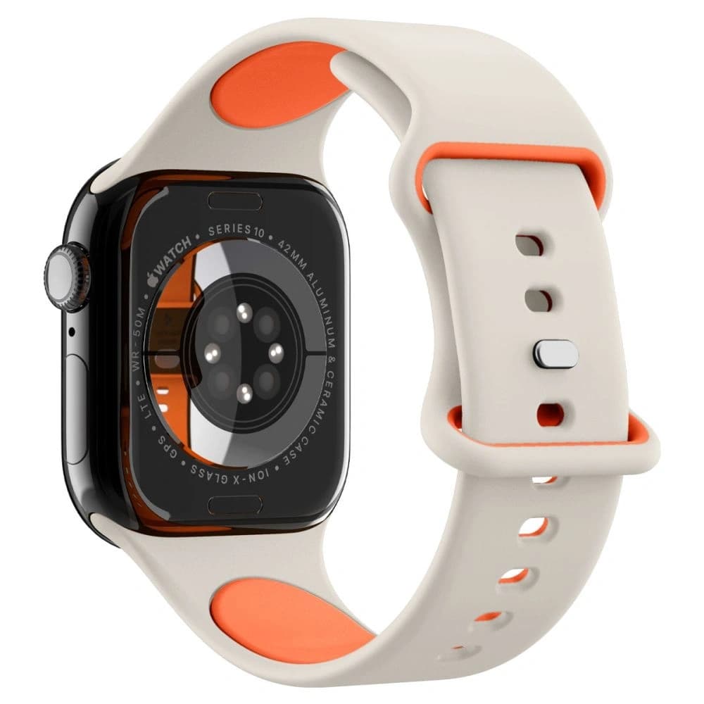 Spigen Nano Pop Apple Watch 6/7/8/9/10/SE 40/41/42mm Orange Beige - 5