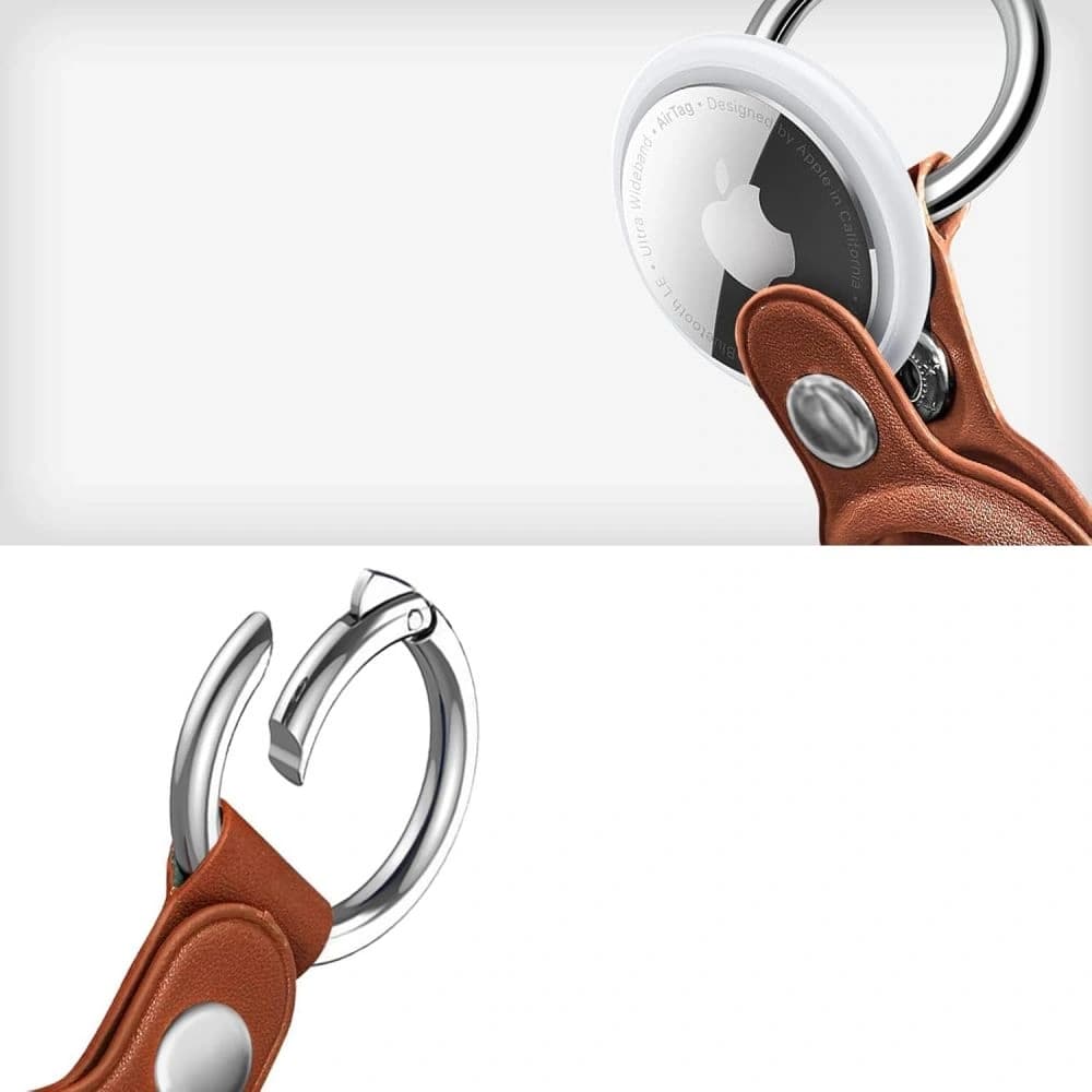Tech-Protect NaturalFit Apple AirTag 1 / 2 Brown - 2