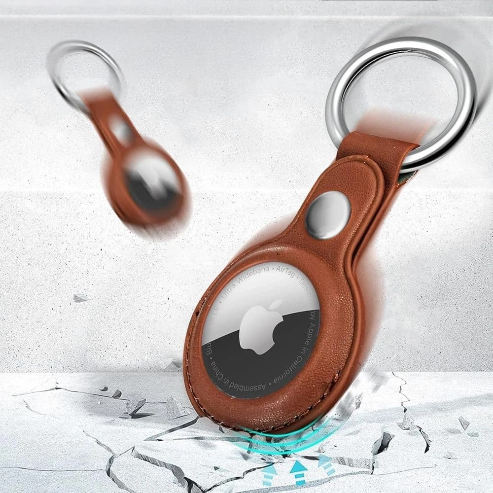 Tech-Protect NaturalFit Apple AirTag 1 / 2 Brown - 4