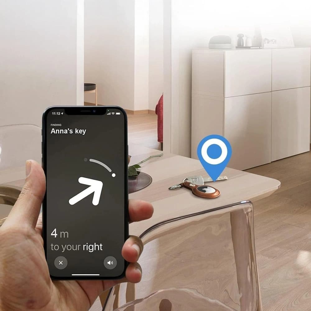 Tech-Protect NaturalFit Apple AirTag 1 / 2 Brown - 5