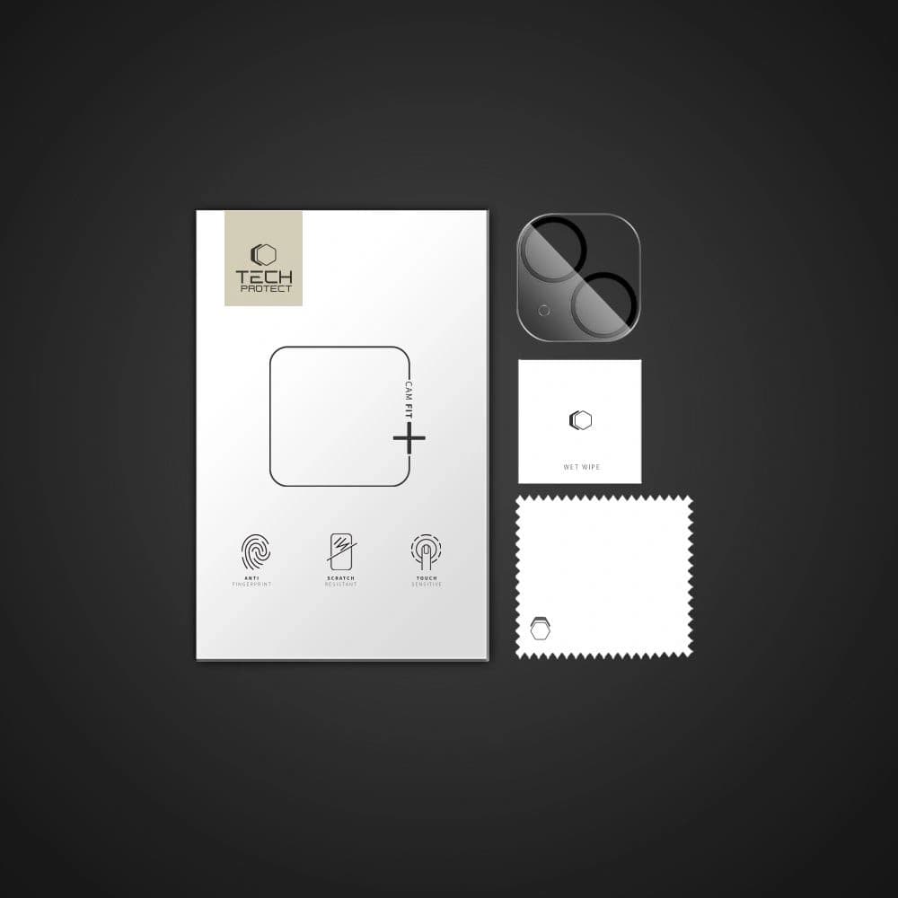 Tech-Protect Cam Fit+ Apple iPhone 14 / 14 Plus / 15 / 15 Plus Čirý - 4