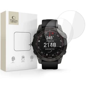 Tech-Protect Glass Fit+ Garmin Fenix 7 / 7 Pro Klar [2 PACK]