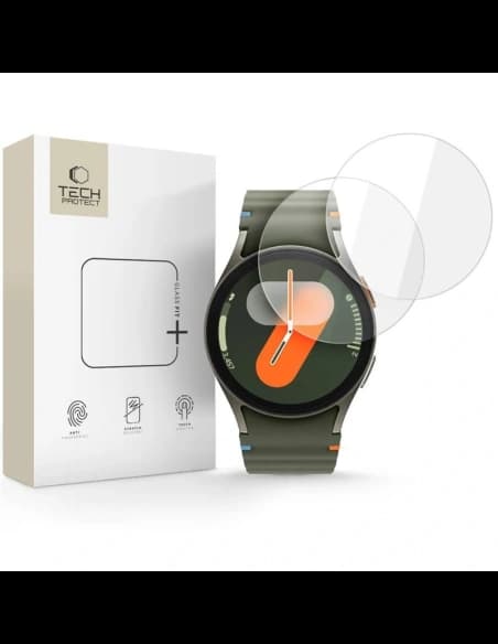 Tech-Protect Glass Fit+ Samsung Galaxy Watch 4/5/6/7/FE 40mm Klar [2 PACK]