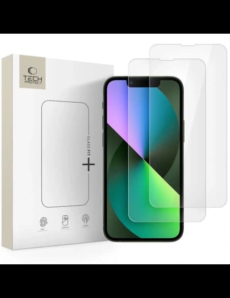Tech-Protect Glass Fit+ Apple iPhone 13 Mini Klar [2 PACK]