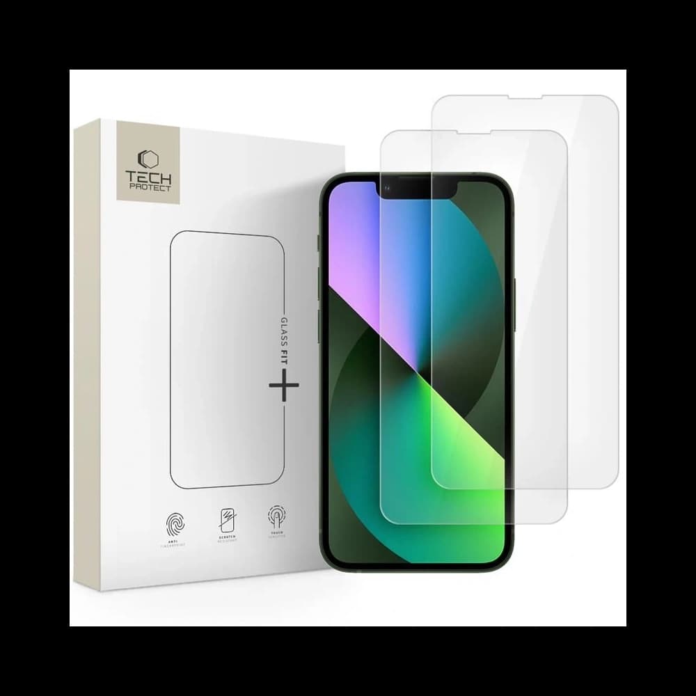 Tech-Protect Glass Fit+ Apple iPhone 13 Mini Clear [2 PACK] - 1