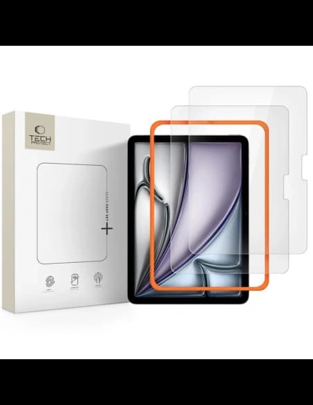 Tech-Protect Easy Set+ Apple iPad Air 11" 2024 / 11" 2025 Čirý [2 BALENÍ]