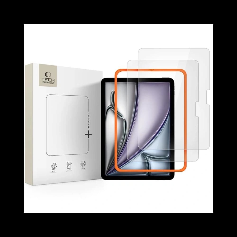Tech-Protect Easy Set+ Apple iPad Air 11" 2024 / 11" 2025 Klar [2 PACK] - 1