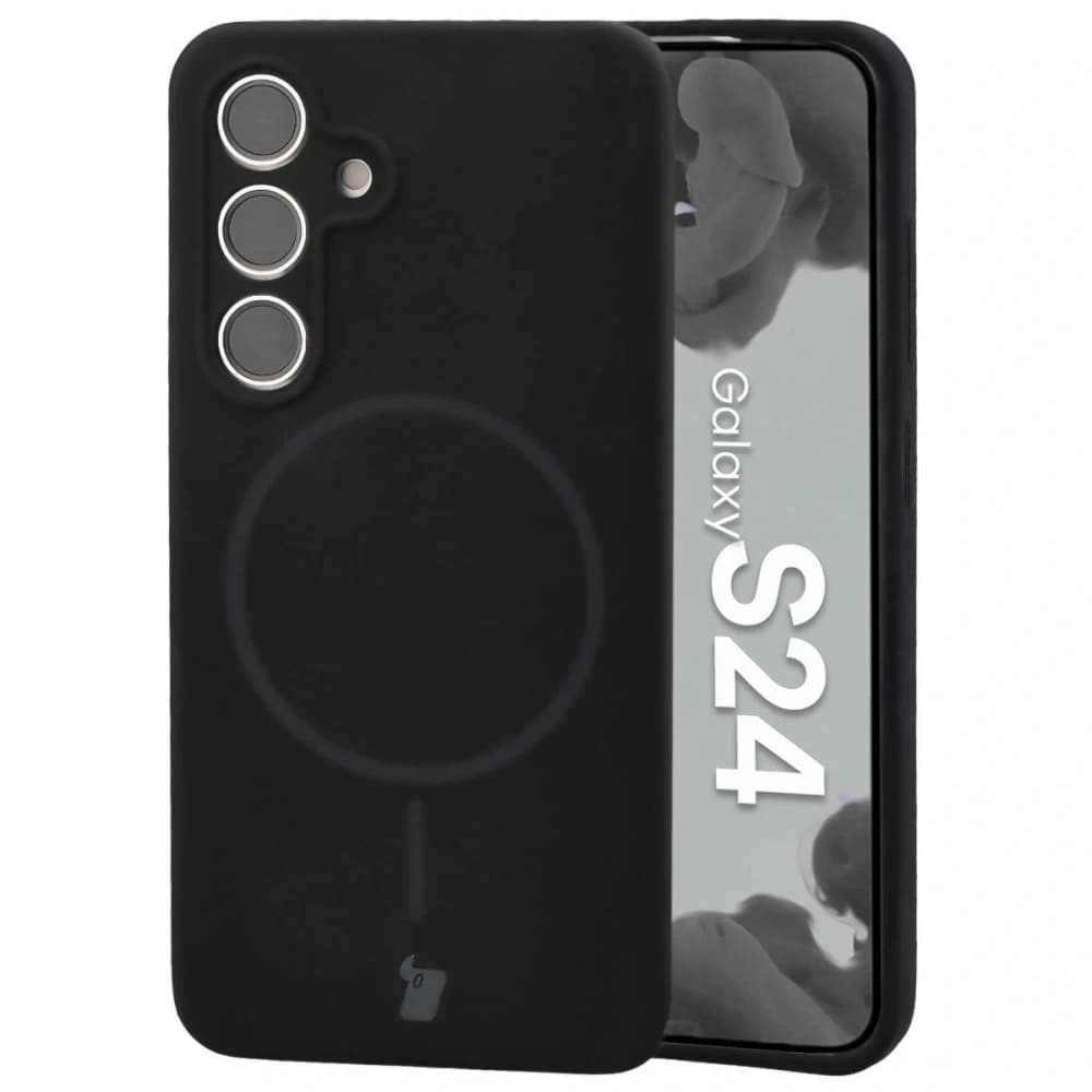 Bizon Soft Case Magnetic Samsung Galaxy S24 schwarz - 1