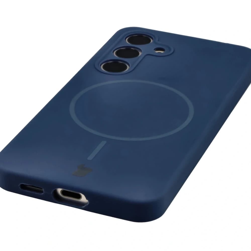 Bizon Soft Case mágneses Samsung Galaxy S24 tengerészkék - 3