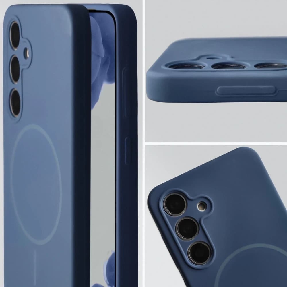 Bizon Soft Case mágneses Samsung Galaxy S24 tengerészkék - 6