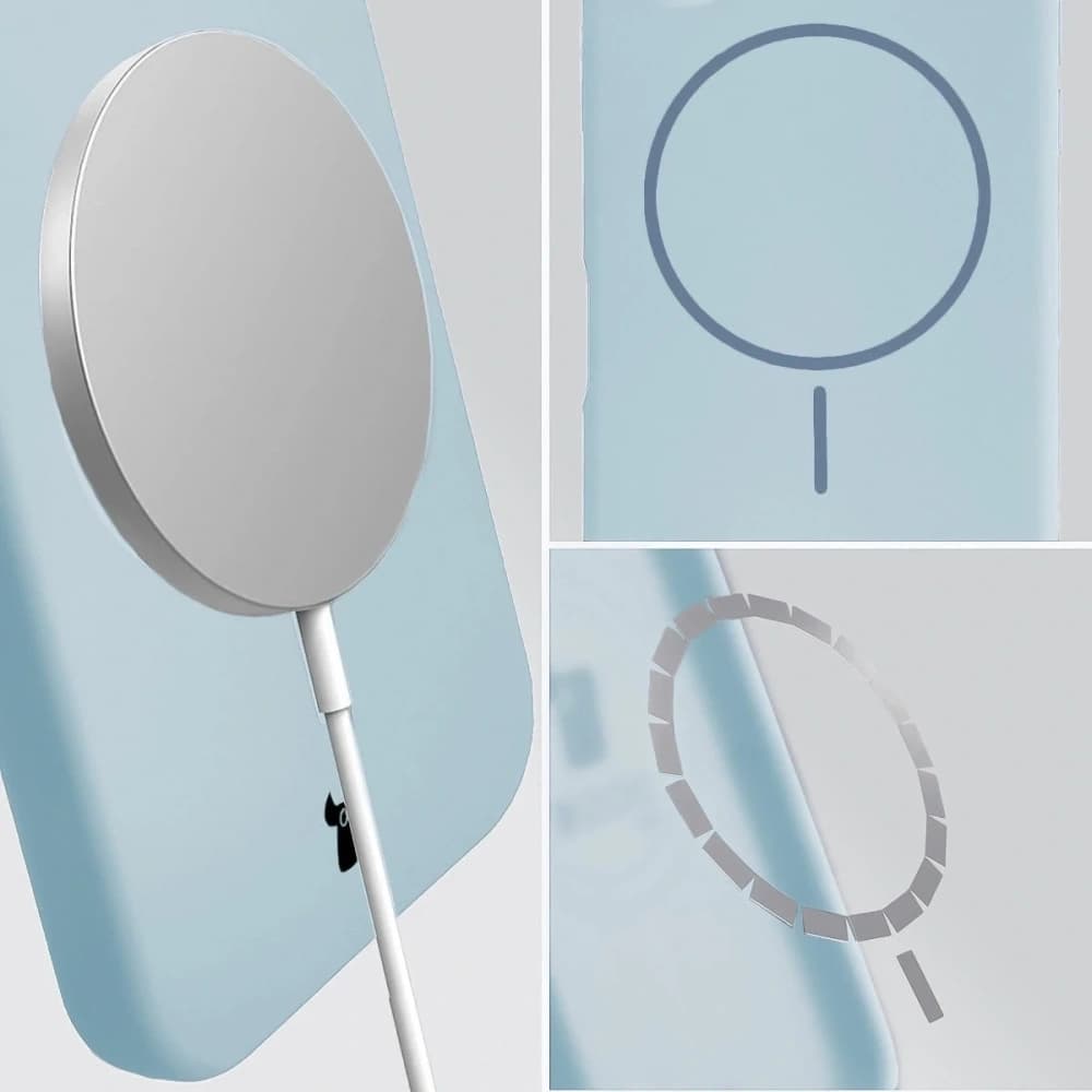 Bizon Soft Case Magnetisch Samsung Galaxy S24 blau - 4