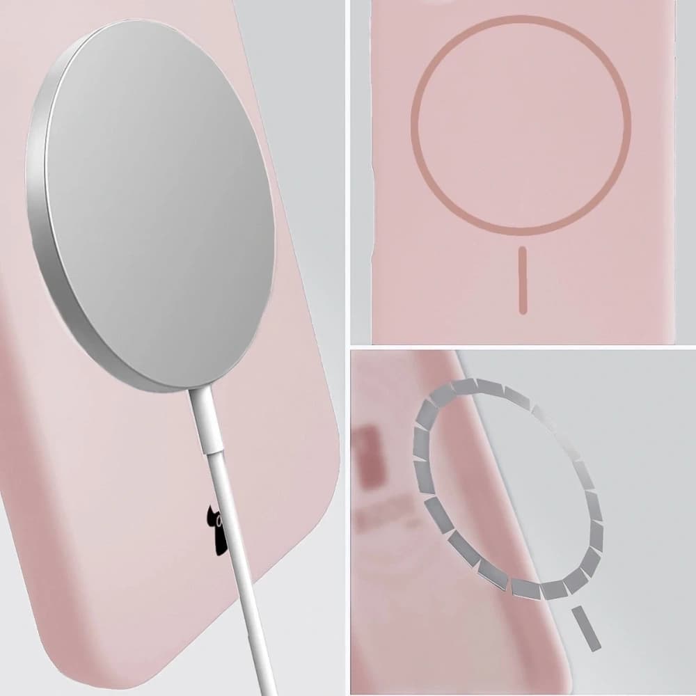 Bizon Soft Case Magnetic Samsung Galaxy S24 roz roz. - 4