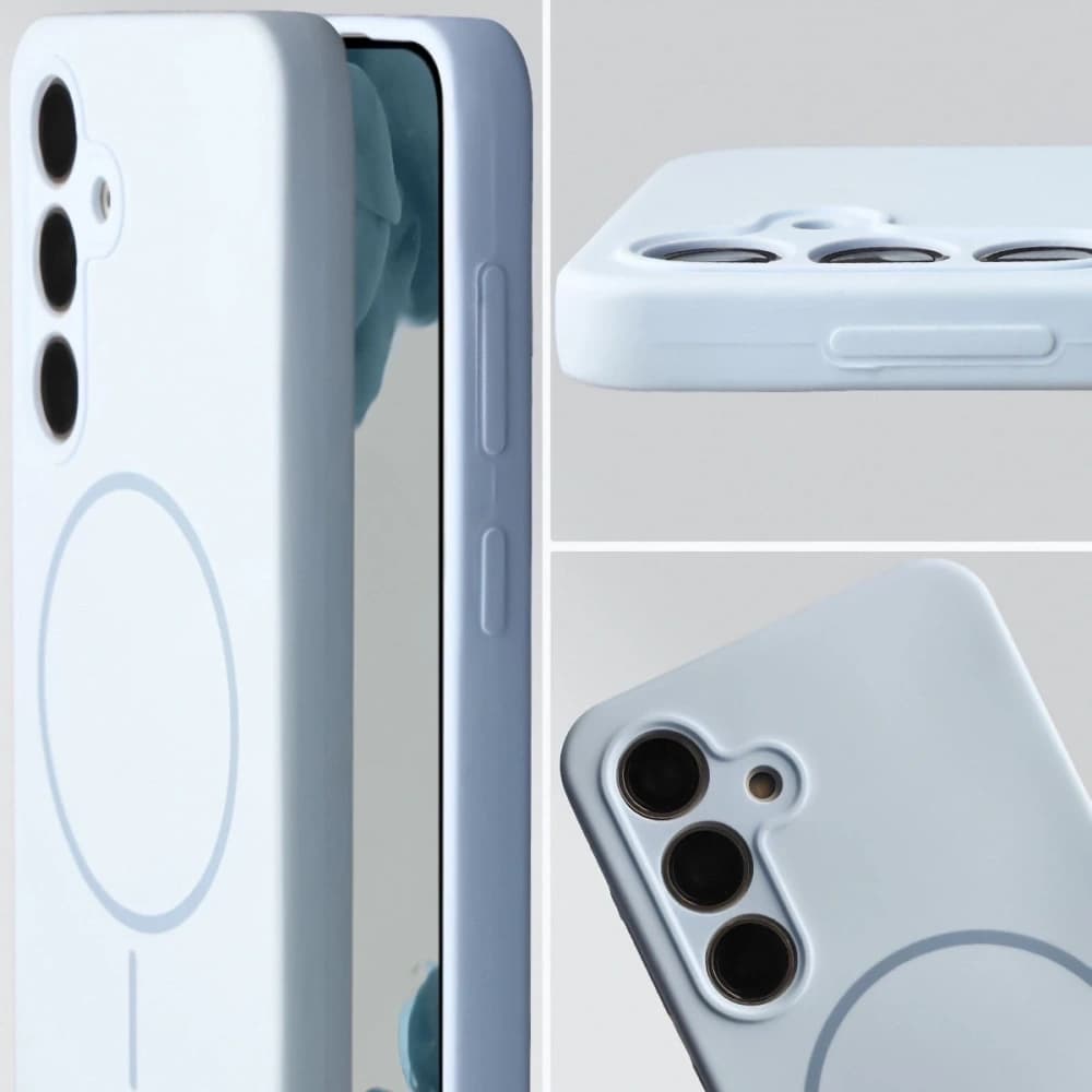 Bizon Soft Case Magnetisch Samsung Galaxy S24 blau - 6