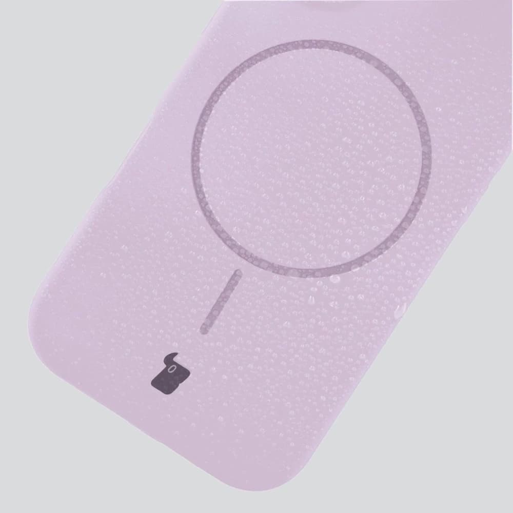Husa moale Bizon cu magnet pentru Samsung Galaxy S24, violet deschis - 7