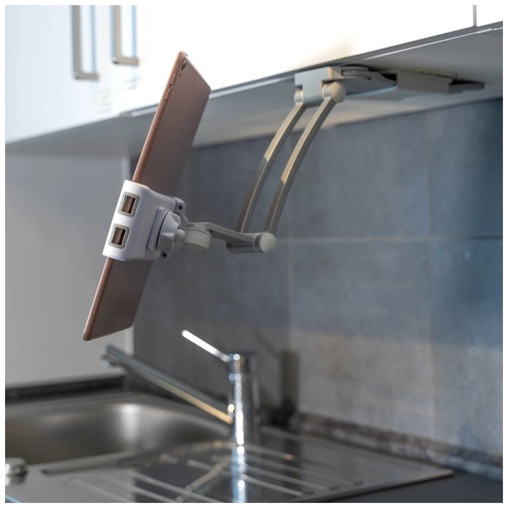 Suport pentru tabletă și smartphone 4smarts ErgoFix H7 pentru bucătărie Argintiu - 8