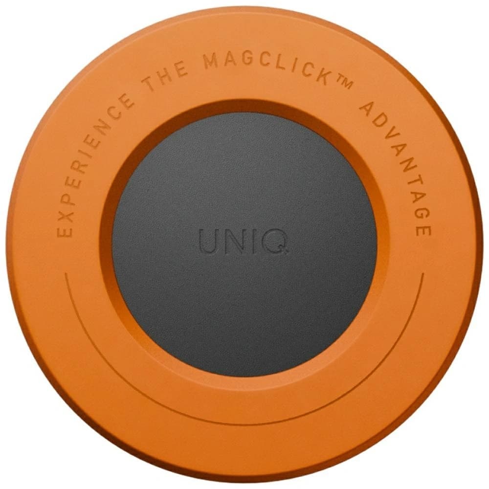 UNIQ SnapMount magnetic holder self-adhesive orange/charcoal - 2
