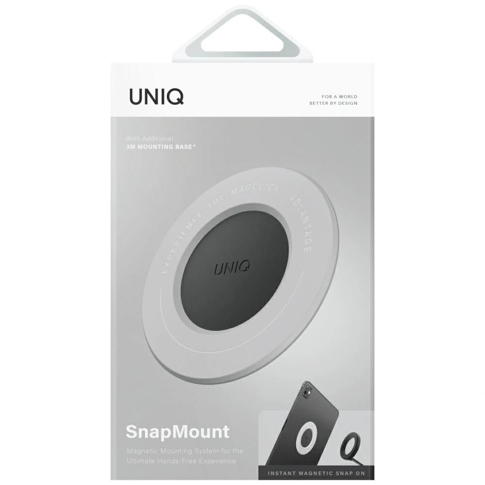 UNIQ SnapMount magnetische Halterung selbstklebend grau/anthrazit - 5